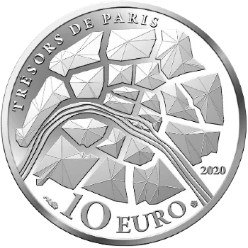 Francia - 10 Euros 2020 - Campos Elíseos - Reverso