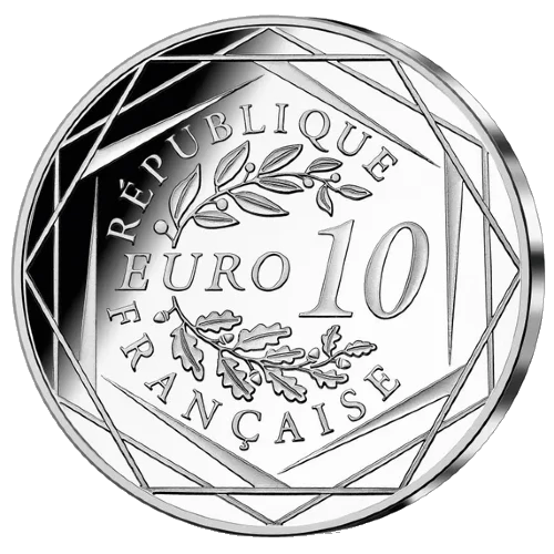 Francia - 10 Euros 2022 - Louis Pasteur - Reverso