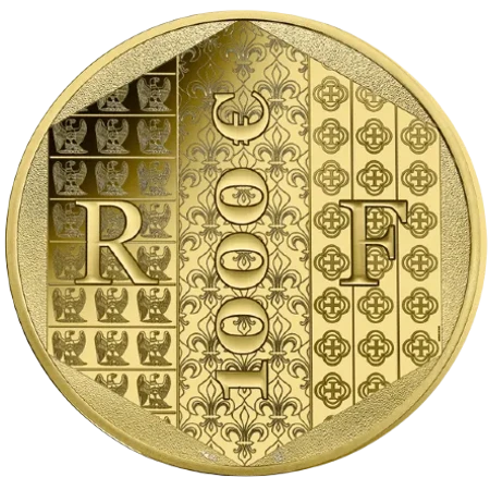 Francia - 1000 Euros 2023 - Napoleón III - Anverso
