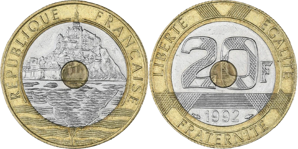 Francia - 20 Francos 1992