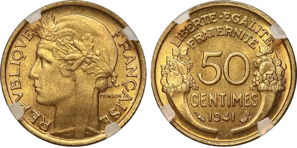 Francia - 50 Céntimos 1941