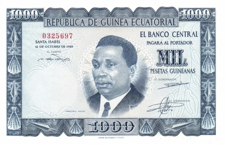 Guinea Ecuatorial - 1000 Pesetas 1969