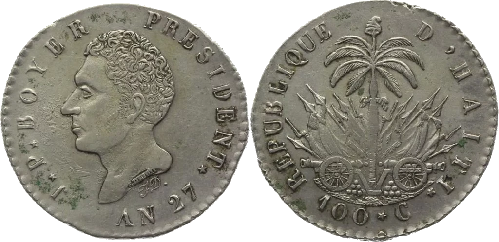 Haití - 100 Céntimos 1830