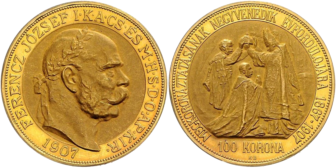 Hungría - 100 Coronas 1907