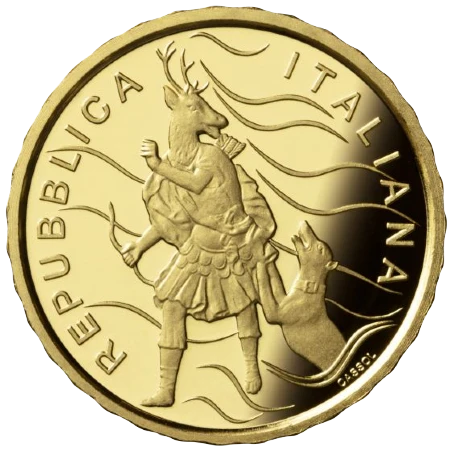 Italia - 10 Euros 2023 - Fuente de Diana y Actión - Reverso