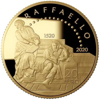 Italia - 20 Euros 2020 - Rafaello - Anverso