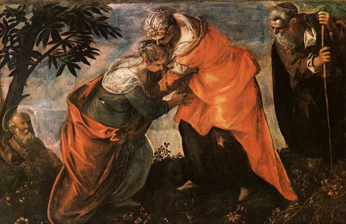 La Visitación, de Tintoretto