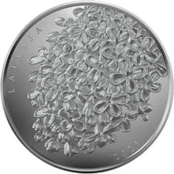 Letonia - 5 Euros 2021 - Moneda de la Suerte - Reverso