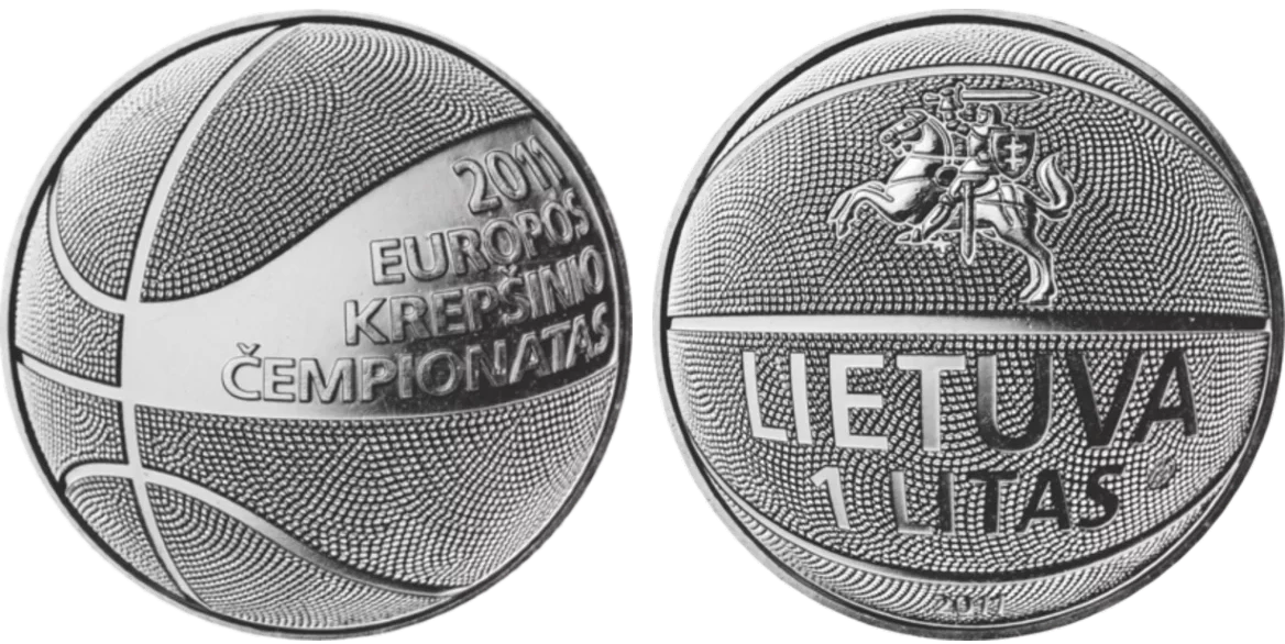 Lituania - 1 Litas 2011 - Eurobasket