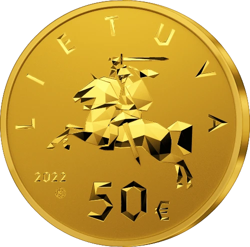 Lituania - 50 Euros 2022 - Constitución - Reverso