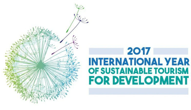 Logo oficial del Año Internacional del Turismo Sostenible para el Desarrollo