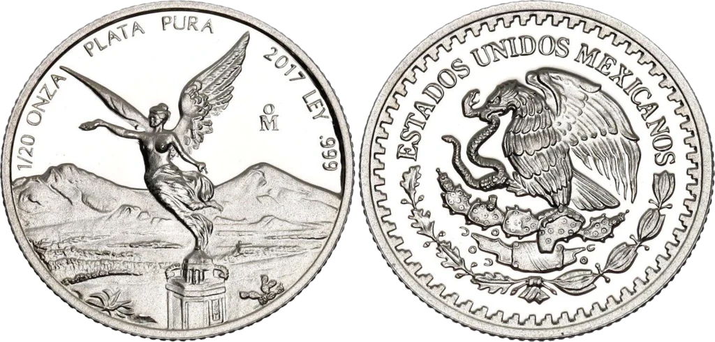 México - Un Venteavo de Onza Libertad Plata 2017