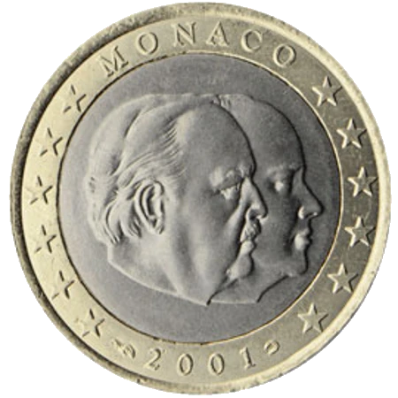 Mónaco - 1 Euro 2001