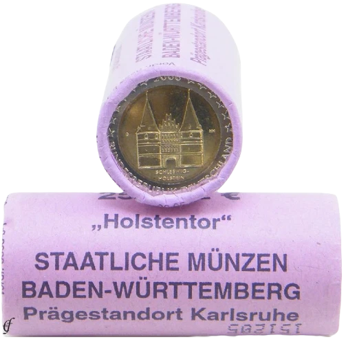 Moneda de 2 Euros Conmemorativos de Alemania 2006 - Schleswig-Holstein - Rollo - Foto 1