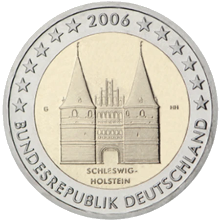 Moneda de 2 Euros Conmemorativos de Alemania 2006 - Schleswig-Holstein