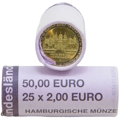 Moneda de 2 Euros Conmemorativos de Alemania 2007 - Mecklenburg-Vorpommern - Rollo - Foto 1