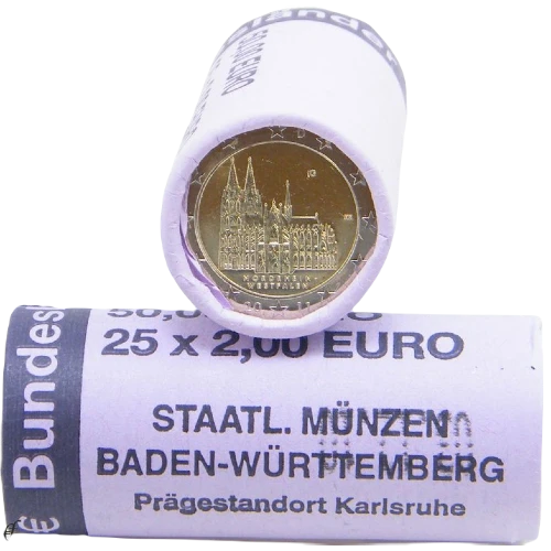 Moneda de 2 Euros Conmemorativos de Alemania 2011 - Nordrhein-Westfalen - Rollo - Foto 1