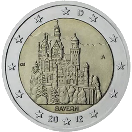 Moneda de 2 Euros Conmemorativos de Alemania 2012 - Bayern