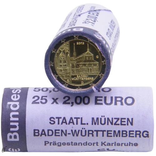 Moneda de 2 Euros Conmemorativos de Alemania 2013 - Baden-Württemberg - Rollo - Foto 1