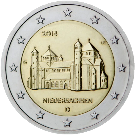 Moneda de 2 Euros Conmemorativos de Alemania 2014 - Niedersachsen