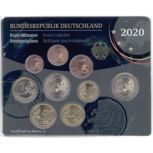 Moneda de 2 Euros Conmemorativos de Alemania 2020 - Brandenburg - Cartera Anual Flor de Cuño - Foto 1