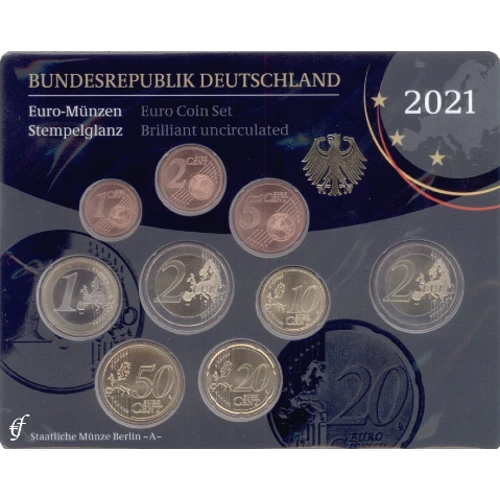 Moneda de 2 Euros Conmemorativos de Alemania 2021 - Sachsen-Anhalt - Cartera Anual Flor de Cuño - Foto 1