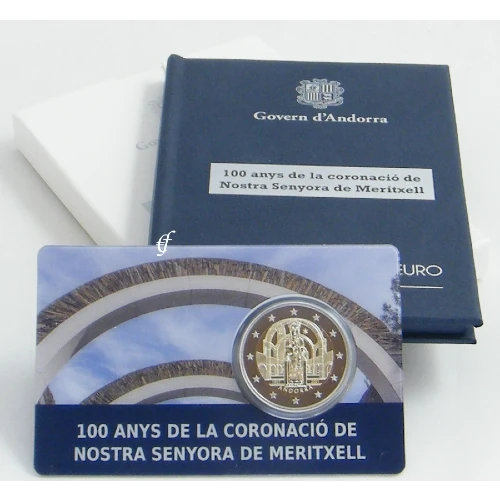 Moneda de 2 Euros Conmemorativos de Andorra 2021 - Nuestra Señora de Meritxell - Coincard Proof - Foto 1