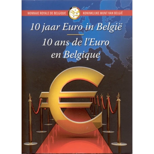 Moneda de 2 Euros Conmemorativos de Bélgica 2012 - 10 Aniversario de las Monedas y Billetes de Euro - Coincard - Foto 1