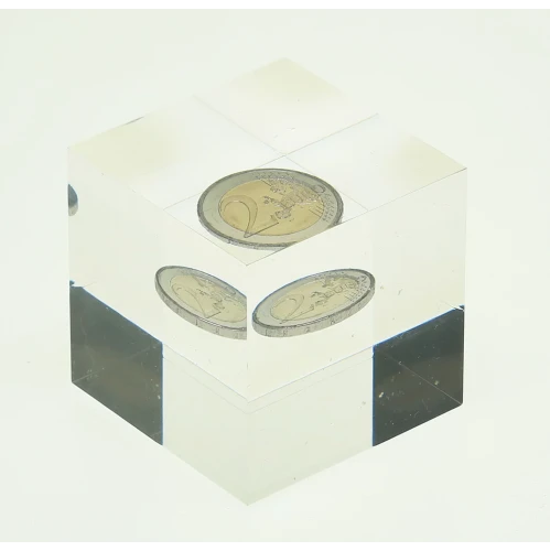 Moneda de 2 Euros Conmemorativos de Eslovenia 2007 - Tratado de Roma - Cubo Acrílico - Foto 1