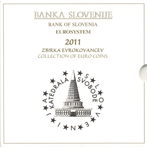 Moneda de 2 Euros Conmemorativos de Eslovenia 2011 - Franc Rozman-Stane - Cartera Anual Flor de Cuño - Foto 1