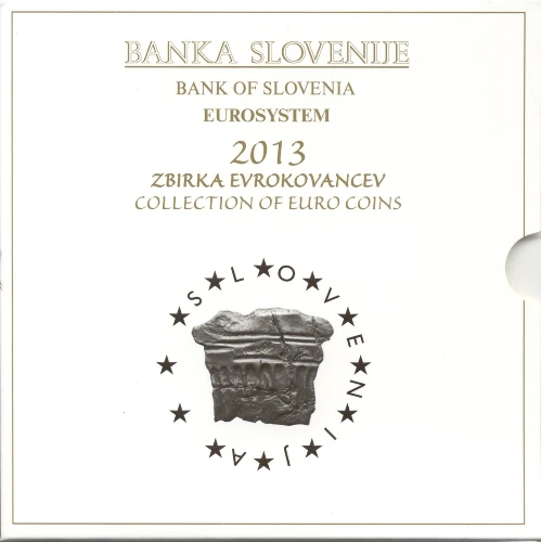 Moneda de 2 Euros Conmemorativos de Eslovenia 2013 - Cueva de Postojna - Cartera Anual Flor de Cuño - Foto 1