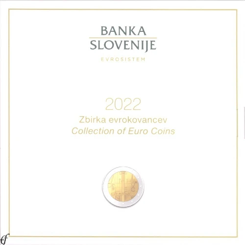 Moneda de 2 Euros Conmemorativos de Eslovenia 2022 - Jože Plečnik - Cartera Anual Flor de Cuño - Foto 1