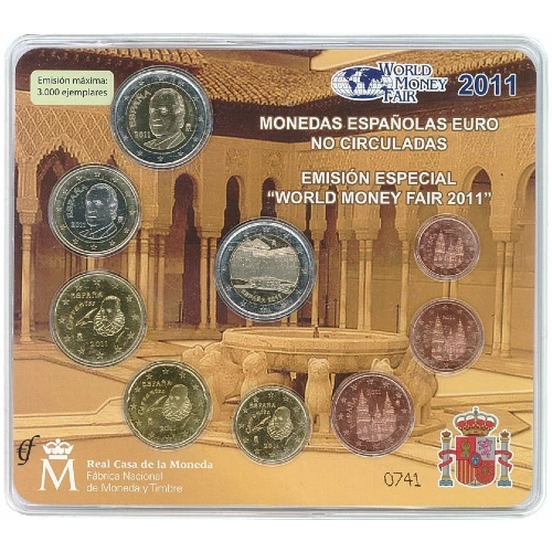Moneda de 2 Euros Conmemorativos de España 2011 - Alhambra de Granada - Cartera WMF - Foto 1