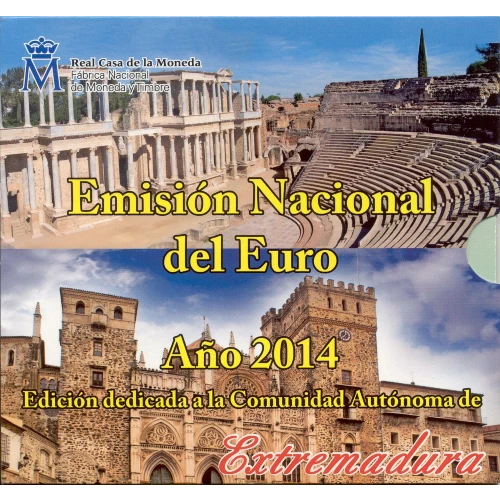 Moneda de 2 Euros Conmemorativos de España 2014 - Park Güell - Cartera Extremadura - Foto 1
