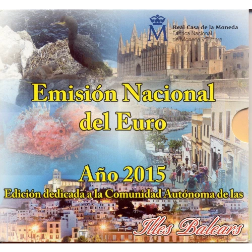 Moneda de 2 Euros Conmemorativos de España 2015 - Cueva de Altamira - Cartera Illes Balears - Foto 1