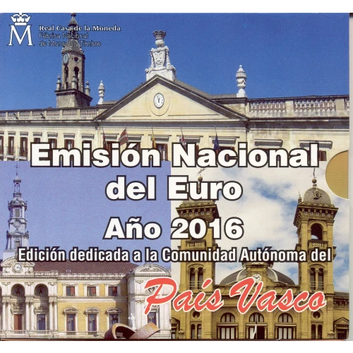 Moneda de 2 Euros Conmemorativos de España 2016 - Acueducto de Segovia - Cartera País Vasco - Foto 1