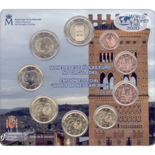 Moneda de 2 Euros Conmemorativos de España 2020 - Arquitectura Mudéjar de Aragón - Cartera WMF - Foto 1