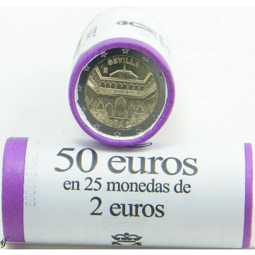 Moneda de 2 Euros Conmemorativos de España 2024 - Real Alcázar de Sevilla - Rollo - Foto 1