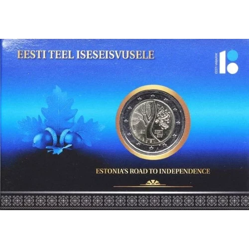 Moneda de 2 Euros Conmemorativos de Estonia 2017 - Camino a la Independencia de Estonia - Coincard - Foto 1