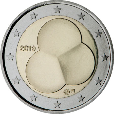 Moneda de 2 Euros Conmemorativos de Finlandia 2019 - Constitución de Finlandia