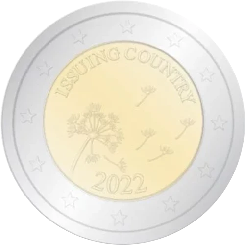 Moneda de 2 Euros Conmemorativos de Finlandia 2022 - 35 Aniversario del Programa Erasmus - Primera Posición Concurso