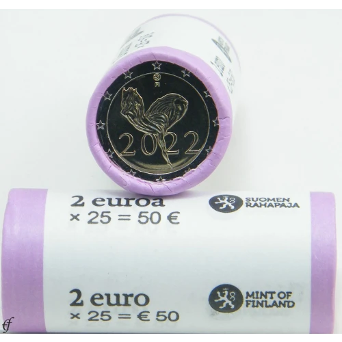 Moneda de 2 Euros Conmemorativos de Finlandia 2022 - Ballet Nacional de Finlandia - Rollo - Foto 1