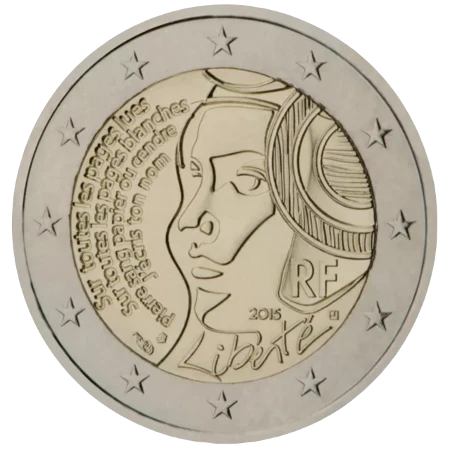 Moneda de 2 Euros Conmemorativos de Francia 2015 - Fiesta de la Federación