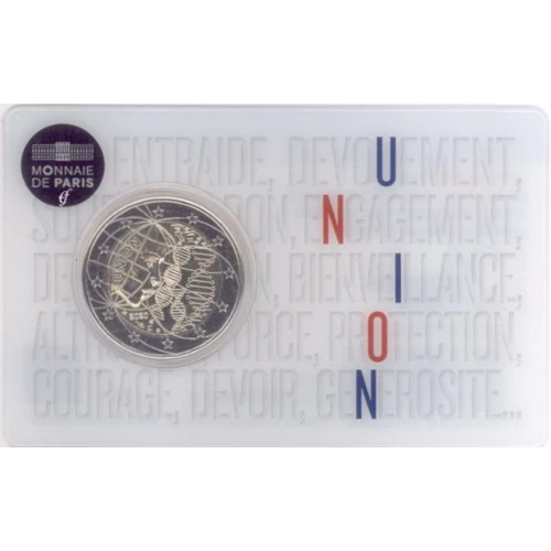 Moneda de 2 Euros Conmemorativos de Francia 2020 - Investigación Médica - Coincard Union - Foto 1