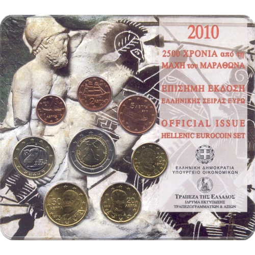 Moneda de 2 Euros Conmemorativos de Grecia 2010 - Batalla de Maratón - Cartera Conmemorativa - Foto 1