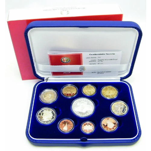Moneda de 2 Euros Conmemorativos de Italia 2010 - Conde de Cavour - Estuche Anual Proof - Foto 1