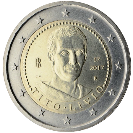 Moneda de 2 Euros Conmemorativos de Italia 2017 - Tito Livio