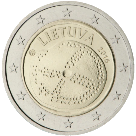 Moneda de 2 Euros Conmemorativos de Lituania 2016 - Cultura Báltica