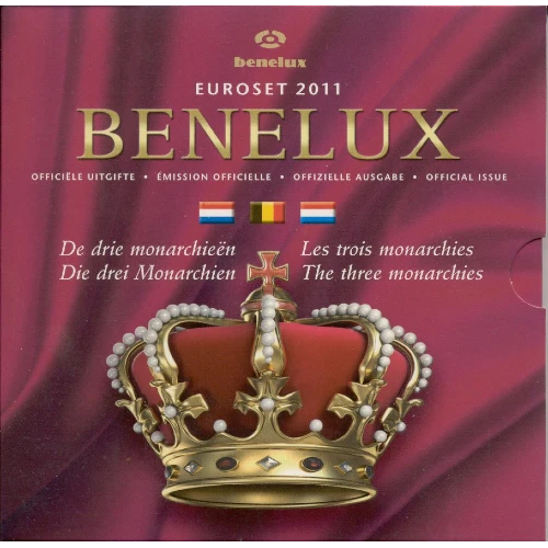 Moneda de 2 Euros Conmemorativos de Luxemburgo 2011 - Nombramiento de Jean Benoît como Heredero al Trono - Cartera Benelux - Foto 1