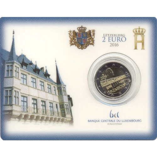 Moneda de 2 Euros Conmemorativos de Luxemburgo 2016 - Puente Gran Duquesa Carlota - Coincard - Foto 1